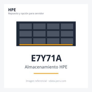 Almacenamiento HPE 3PAR StoreServ 8000 SFF(2.5in) Field Integrated SAS Drive Enclosure E7Y71A