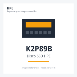 Disco SSD HPE 3PAR 8000 1.92TB SAS SFF (2.5in) SSD with All-Inclusive Single-System Software K2P89B