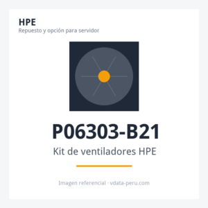 Kit de ventiladores HPE ML30 Gen10 Front Pci Fan and Baffle Kit P06303-B21