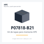 Kit de tapas para memoria HPE DDR4 Dimm Blank Kit P07818-B21