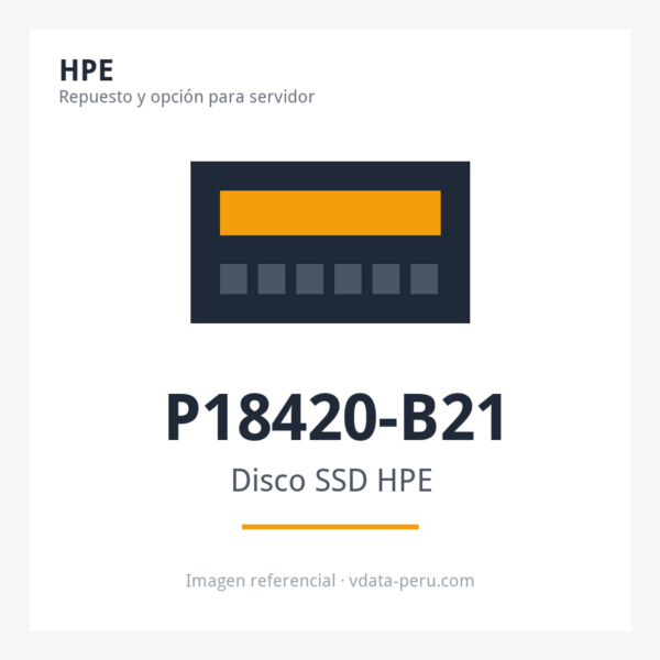 Disco SSD HPE 240GB SATA 6G Read Intensive SFF SC Multi Vendor P18420-B21 Disco SSD HPE 240GB SATA 6G Read Intensive SFF SC Multi Vendor P18420-B21