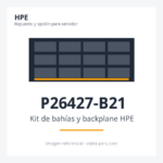 Kit de bahías y backplane HPE ProLiant DL360 Gen10 Plus 8SFF SAS/SATA 12G BC Backplane Kit P26427-B21