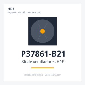 Kit de ventiladores HPE ProLiant DL36X Gen10 Plus Standard P37861-B21 1 Kit de ventiladores HPE ProLiant DL36X Gen10 Plus Standard P37861-B21