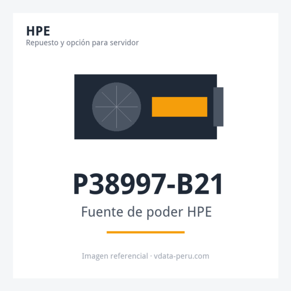 Fuente de poder HPE 1600W Flex Slot Platinum Hot Plug Low Halogen P38997-B21 Fuente de poder HPE 1600W Flex Slot Platinum Hot Plug Low Halogen P38997-B21