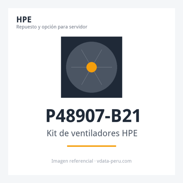 Kit de ventiladores HPE ProLiant DL3X0 Gen11 1U Standard P48907-B21 Kit de ventiladores HPE ProLiant DL3X0 Gen11 1U Standard P48907-B21