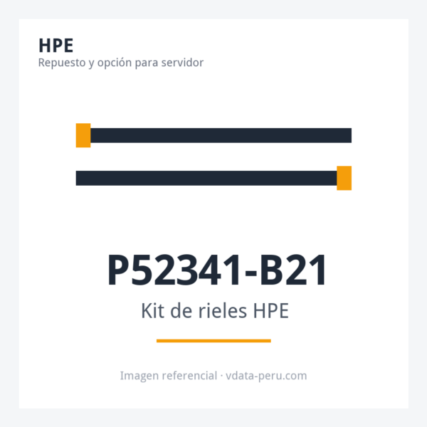 Kit de rieles HPE ProLiant DL3XX Gen11 Easy Install P52341-B21 Kit de rieles HPE ProLiant DL3XX Gen11 Easy Install P52341-B21