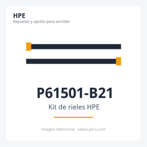 Kit de rieles HPE ProLiant DL560 Gen11 Ball Bearing P61501-B21