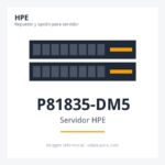 Servidor HPE ProLiant DL385 Gen11 9115 2.6GHz 16C 1P 2x32GB-R 8LFF NS204I-U MR408I-O 2x800W PS La Server P81835-DM5