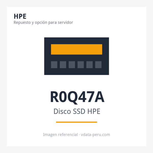 Disco SSD HPE MSA 1.92TB SAS 12G Read Intensive SFF (2.5in) M2 R0Q47A Disco SSD HPE MSA 1.92TB SAS 12G Read Intensive SFF (2.5in) M2 R0Q47A