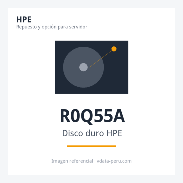 Disco duro HPE MSA 1.2TB SAS 12G Enterprise 10K SFF (2.5in) M2 R0Q55A